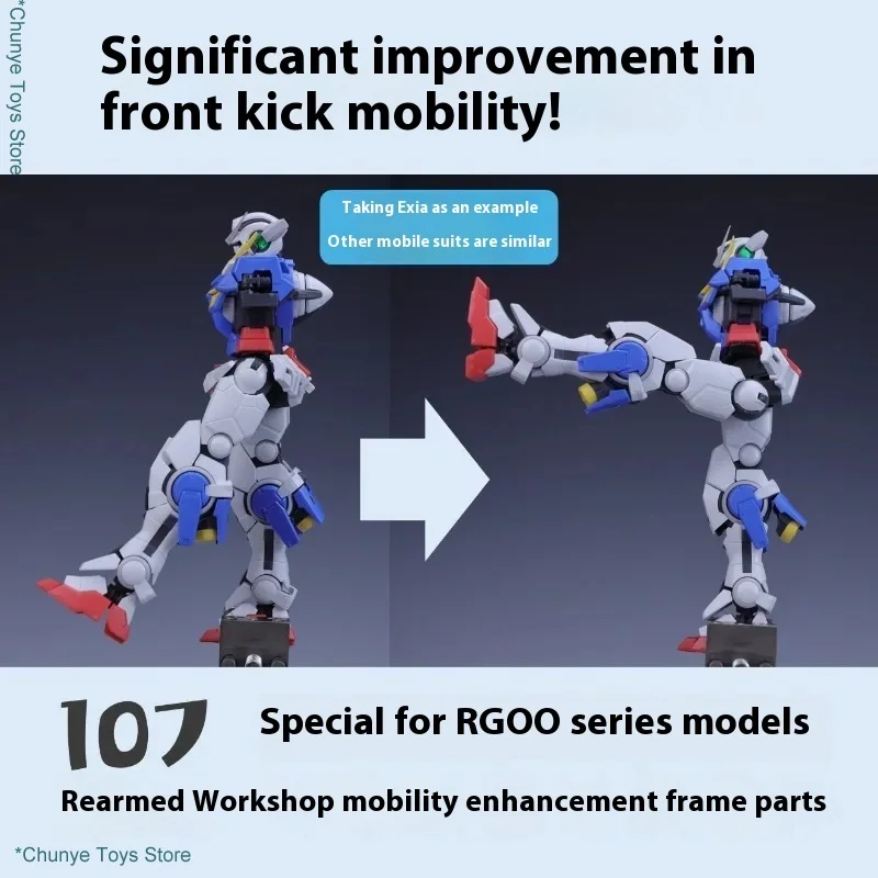 

Stock 107 Model Kits Reinforced Movable Frame Modified Parts For Rg00 All Series Mobile Suit Model Details Replacement Parts