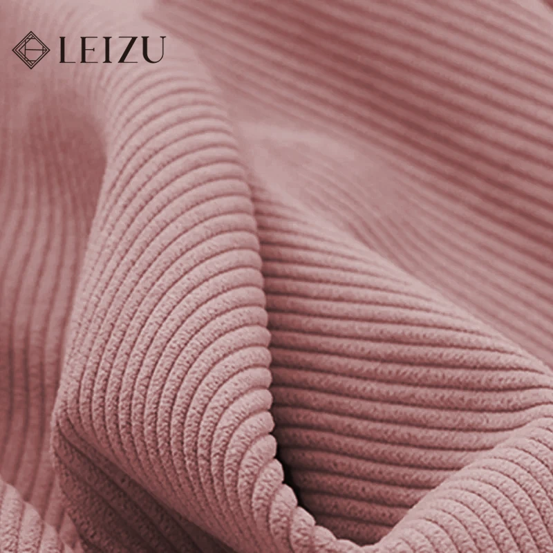 Pink Rib Corduroy Fabric Solid Color For Sewing  Shirts Hoodie Clothing Padded Corduroy Jackets Trousers Sofa Velvet Fabrics