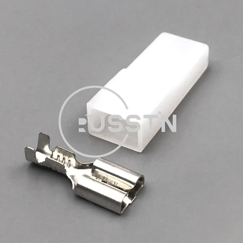 1 Set 1 Pin 6.3 Series Large Current Vehicle Plug AC Assembly Automobile Wiring Harness Socket Electric Unsealed Connector