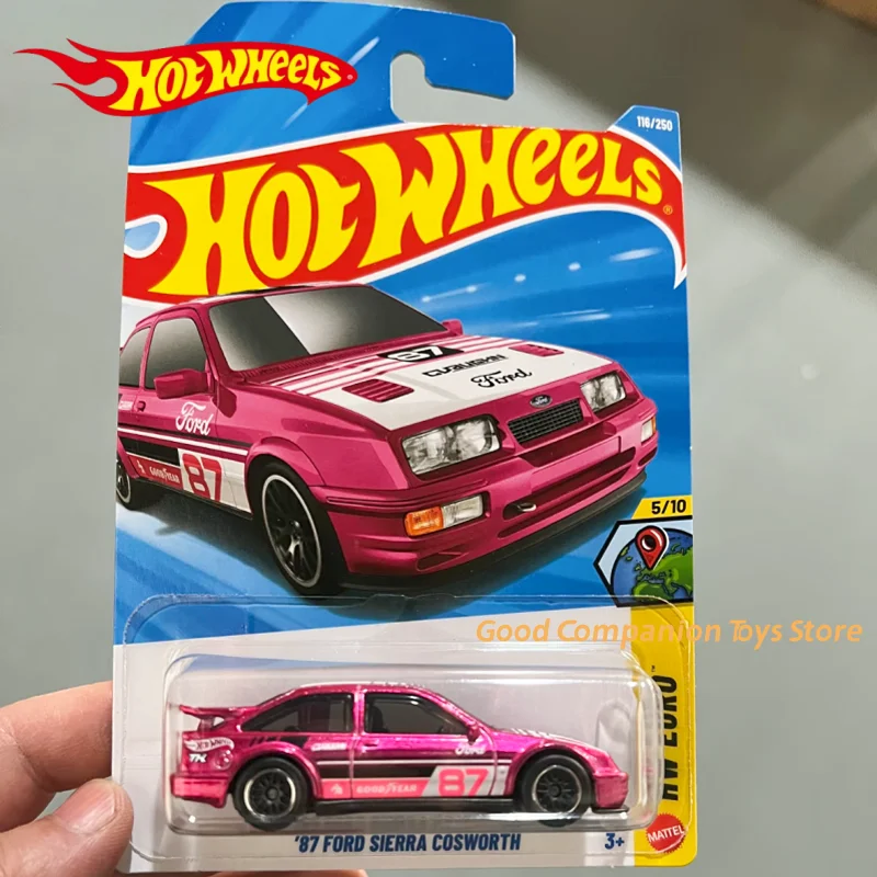 

Коллекционная модель автомобиля Hot Wheels TH 2026E Super Treasure 87 FORD SIERRA COSWORTH Sth, масштаб 1:64, литая под давлением, игрушка
