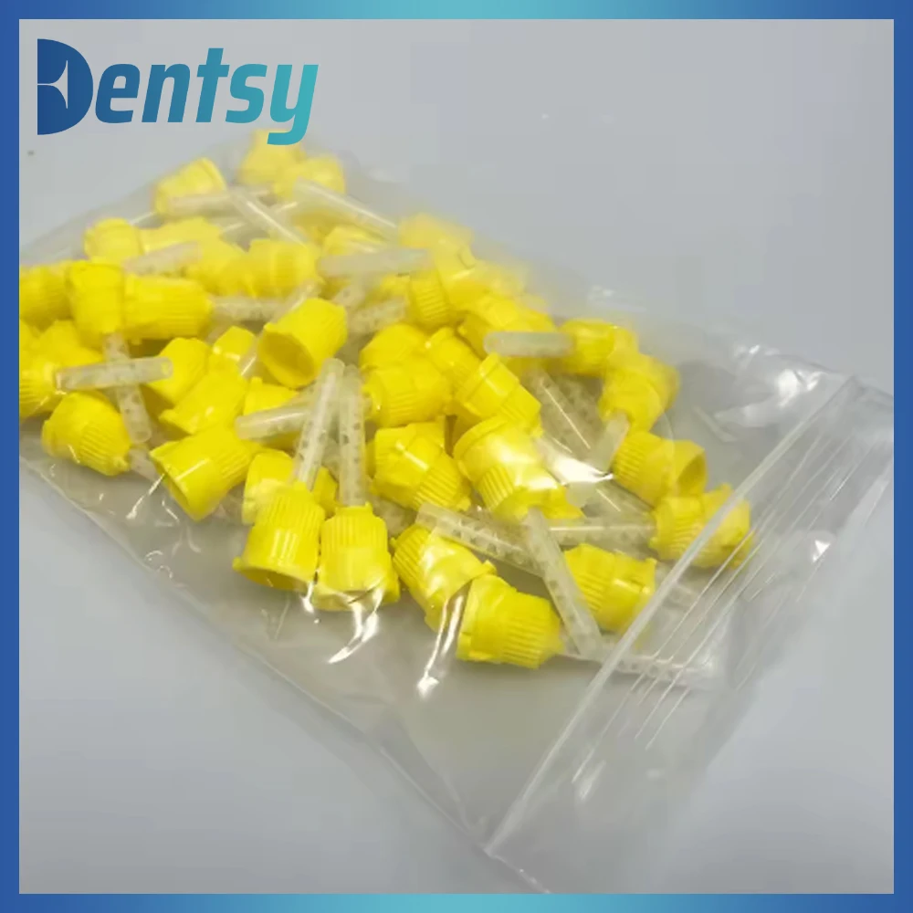 

50 шт./пакет, насадки для смешивания зубов, одноразовые насадки для внутриротового материала 1:1, насадки для смешанной трубки, дозирующий пистолет из силиконовой резины