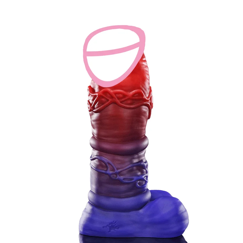 Nothosaur VLIO + TUBE Dildo Tube Penics - Clear Silicone Dildo in Assorted Sizes for Couples And Individuals
