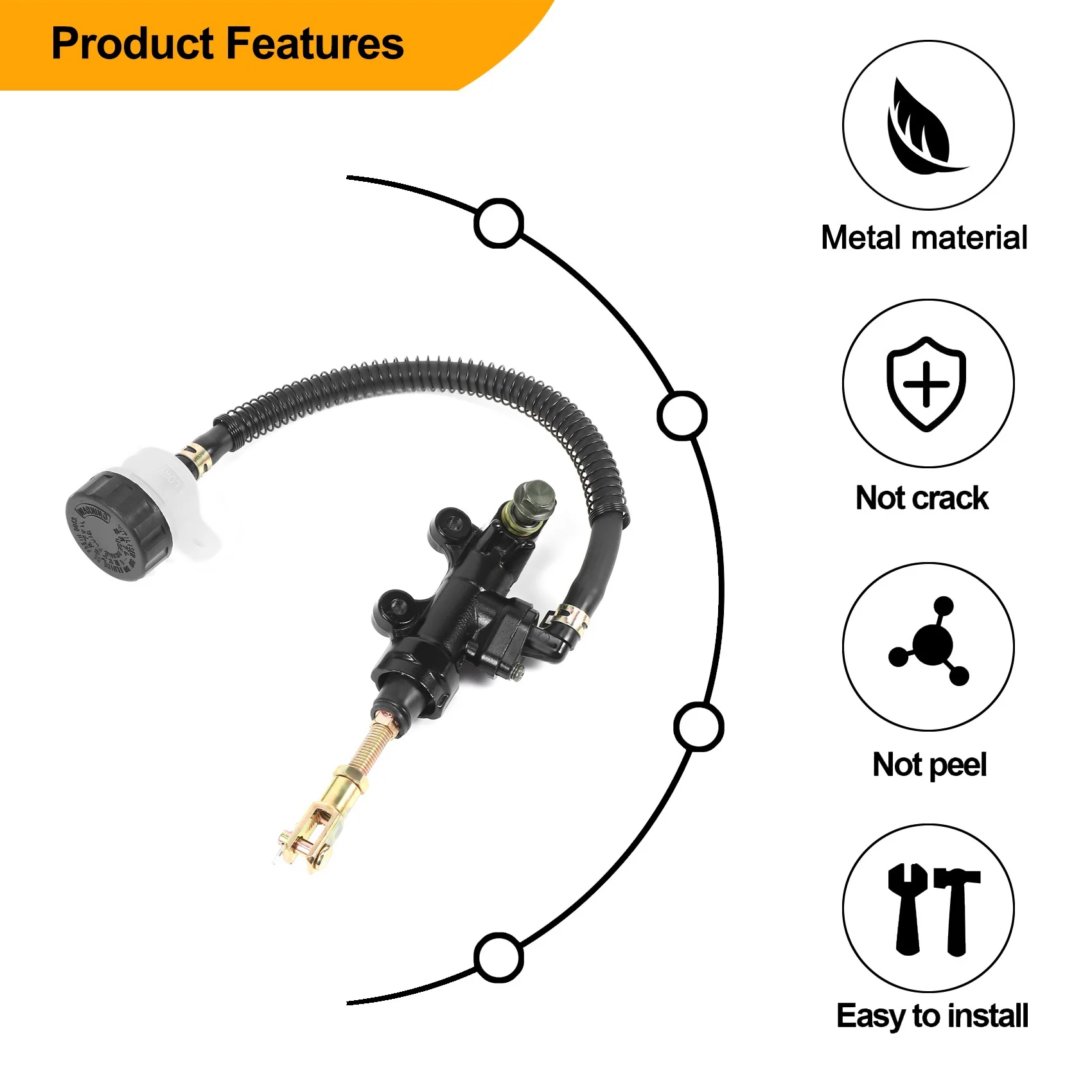 Rear Brake Master Cylinder Pump for Suzuki GSXR 600 750 1100 GSX1300R