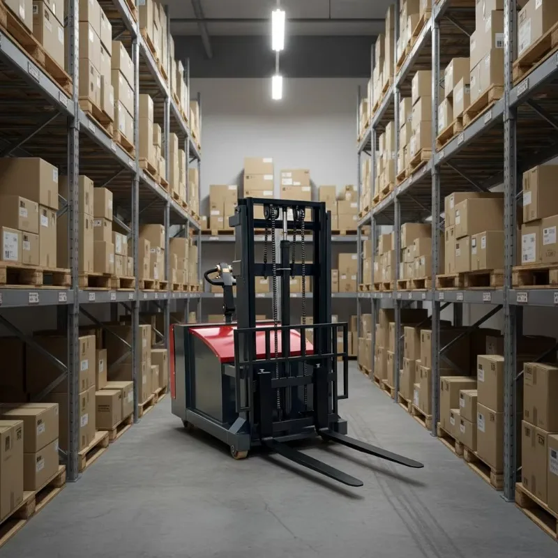Customized Manufacturer Counterbalance Electric Stacker 1.2T/1.5T/1.8T Lithium-Ion Battery Pallet Forklift Truck 1600-4000mm Lif
