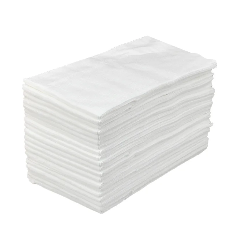 Imagem -05 - Pieces Toalha de Rosto Descartável Planta Fibra de Papel Absorvente Branco Toalha de Viagem Massagem Beleza Sauna Spa Hotel Toalha Washcloth 100