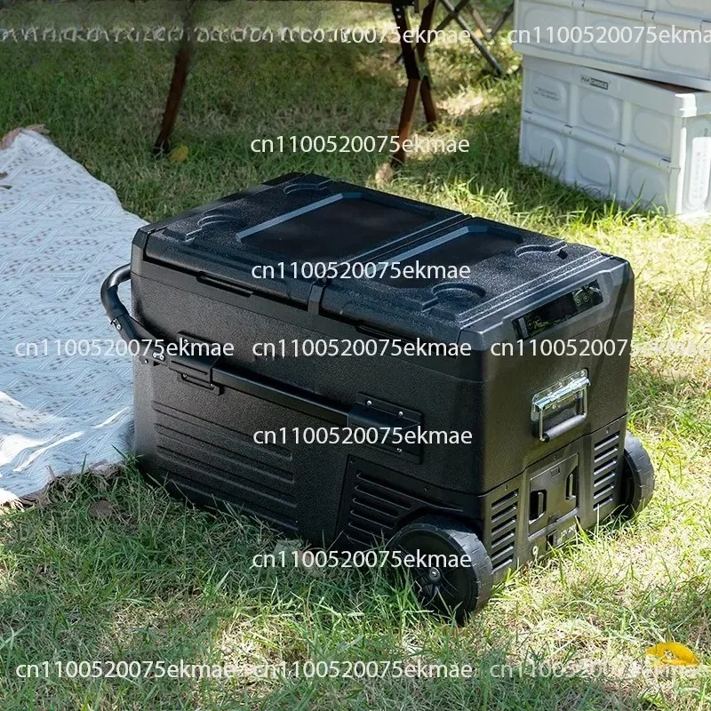 45 liters portable tie rod wheel compressor freezer dual control power-saving RV