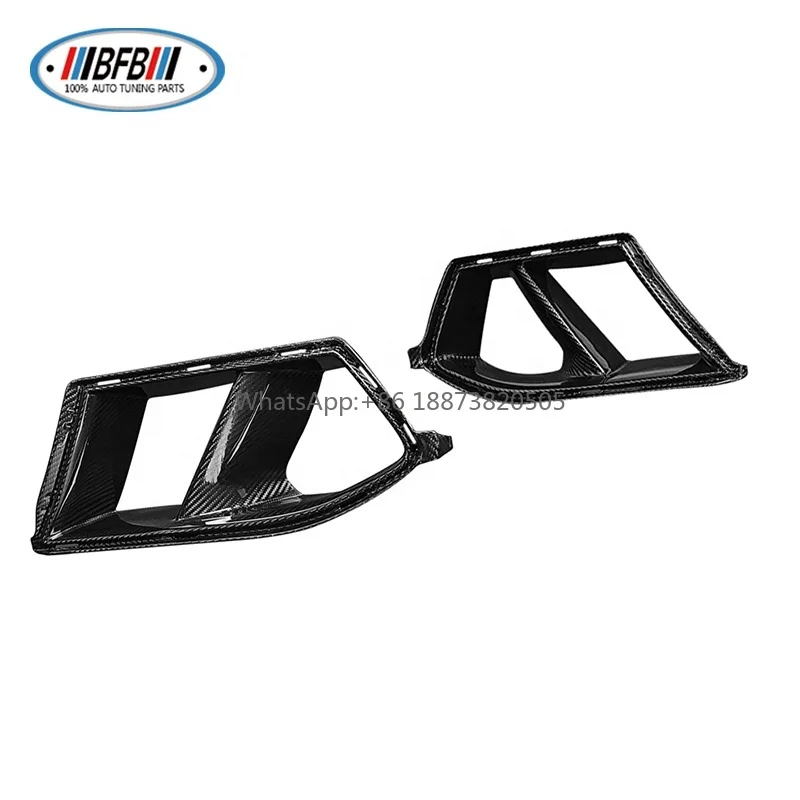 Dry Carbon Fiber Front Bumper vents Replacement For BMW G80 G82 M3 M4