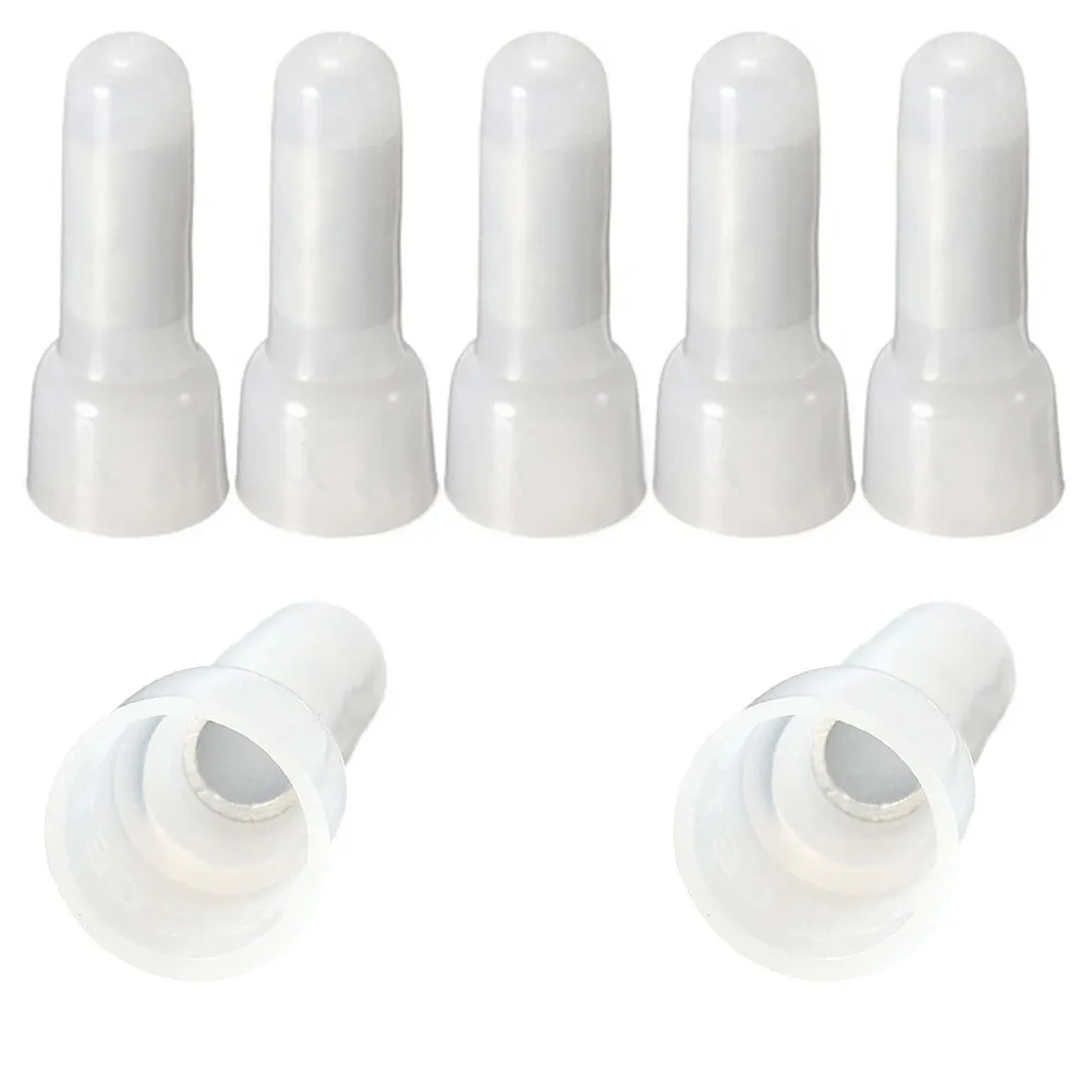 100Pcs Quick Joint Wire Terminals 16-14 Awg Tough Engineering Plastic Waterproof Rated Crimp Connectors for Lighting Electrical