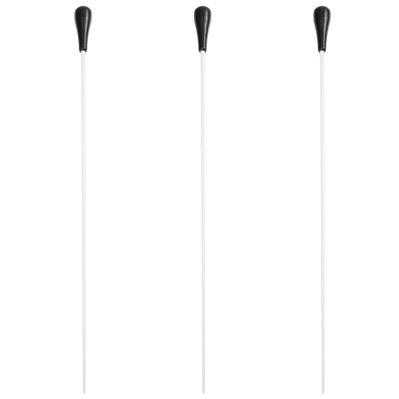 3Pcs Symphony Conductor Baton Reflective Anti Slip Handle Music Teaching Baton Orchestra Band Choir