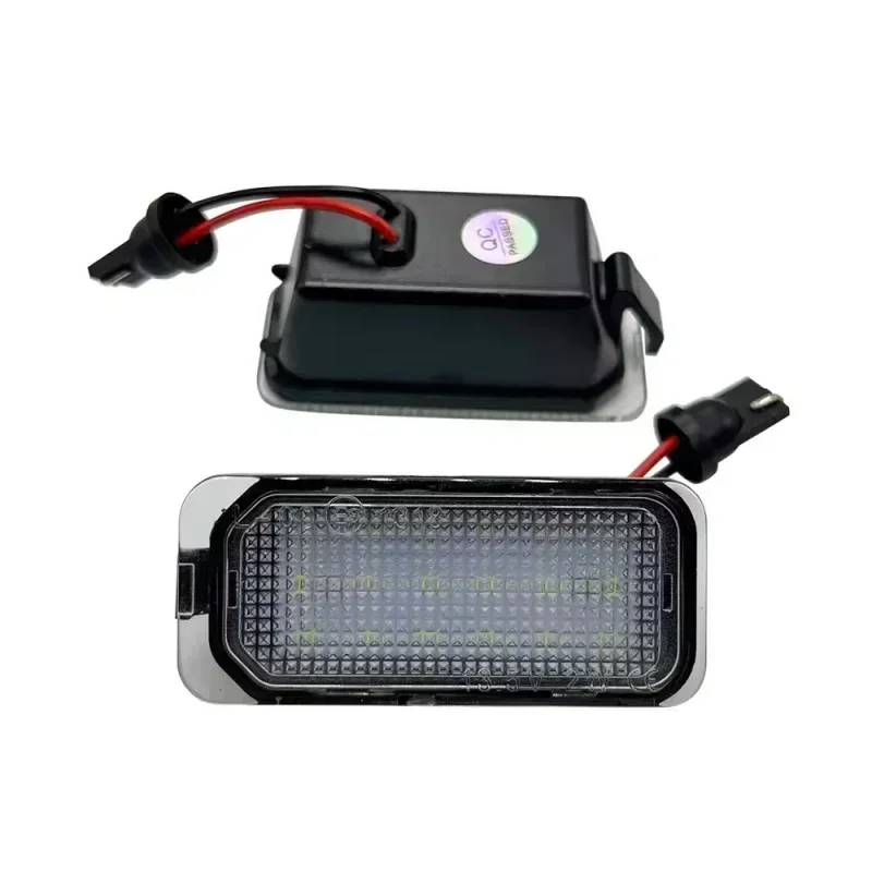2PCS Error Free White LED License Plate Light Lamps For Jaguar XJ (X351) 2009-2016 Jaguar XF (X250) 2007-2015 Number Plate Lamps