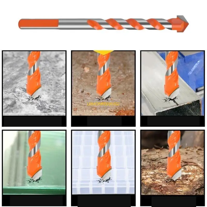 M4YC 5/6/7Pcs Electric Tool Metal Drill Bit Hammer Concrete Ceramic Tile Drill Bits