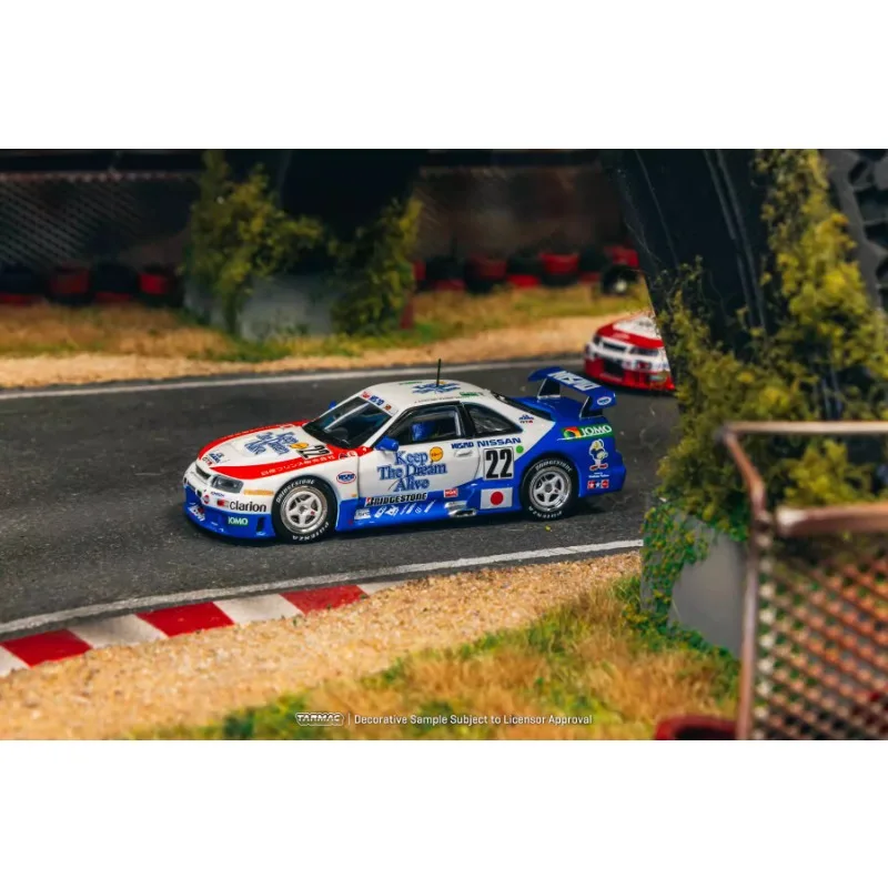 1:64 GTR LM Le Mans Rally 22 model samochodu z odlewanej stopu, kolekcjonerski, zabawka dla nastolatków, prezent urodzinowy dla dzieci.