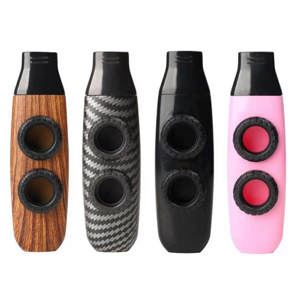 Double Hole Design Kazoo Instrument Wear-resistant Double Film Colored Kazoos Detachable Multi Colors ABS Kazoo Instrument