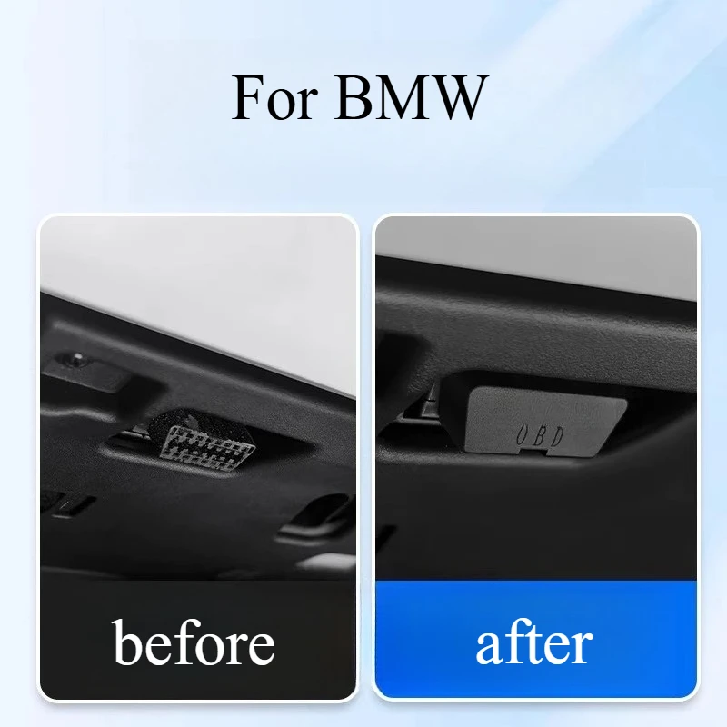 For BMW All Series OBD Interface Protective Cover Interior Waterproof Dust Cover Body Kits Automobiles Car Interior Accessories