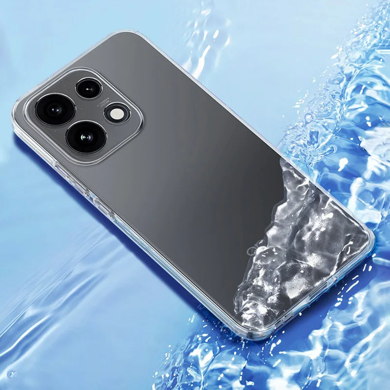Flexible Durable Phone Cases for OPPO Reno16 Reno 16 Pro F FS Reno16Pro Slim Clear TPU Cover Soft Transparent Shockproof Shield