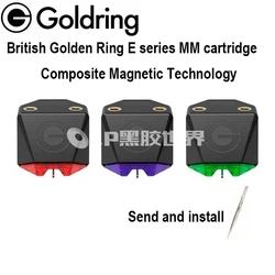 Goldring E3 cartridge stylus vinyl MM moving magnetic cartridge stylus in line with magnetic technology Goldring E1 E2