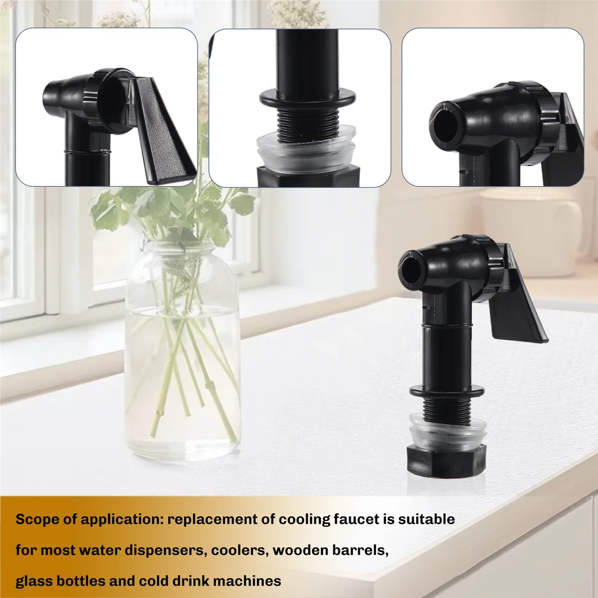 A01M, 4 шт., сменный кувшин для бутылки с водой, набор кранов-дозаторов, многоразовый патрубок, диспенсер для воды и напитков C