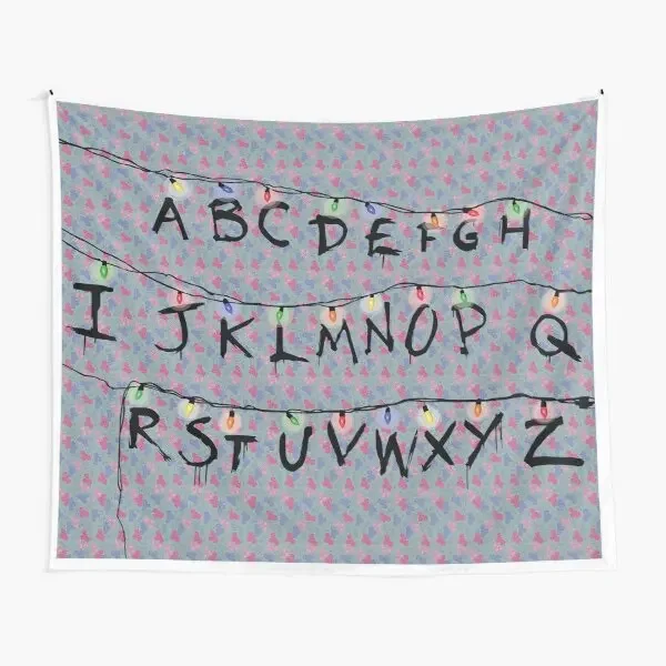 Stranger Things Alphabet  Tapestry Yoga Home Bedspread Printed Bedroom Wall Art Beautiful Mat Room Travel Decoration Towel