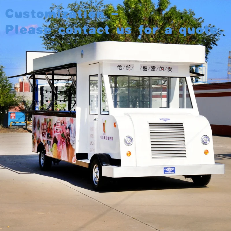 

custom.Snack Truck Multifunctional Dining Car Mobile Stall Breakfast Fast Food Mobile Scenic Spot Sales Car