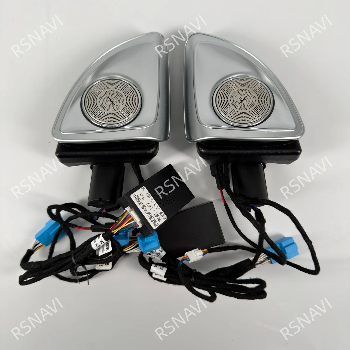 For Benz GLE GLS W167 2020-2026 64 Colors LED 4D Rotating Tweeter Speaker 3D Treble Horn Refit Decorative Light Retrofi Upgrade
