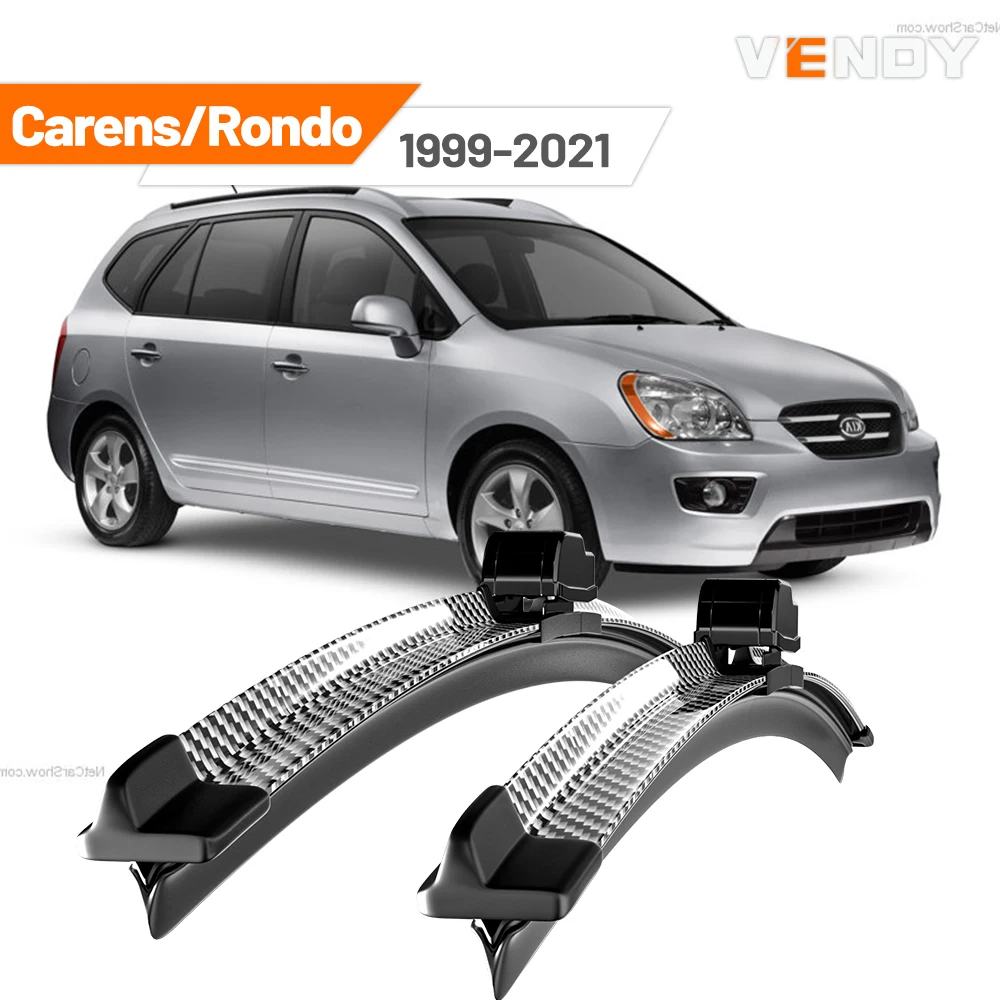

For Kia Carens Rondo 1999-2021 2005 2006 2007 2010 2013 2014 2016 2018 2019 2pcs Front Windshield Wiper Blades Windscreen Wipers