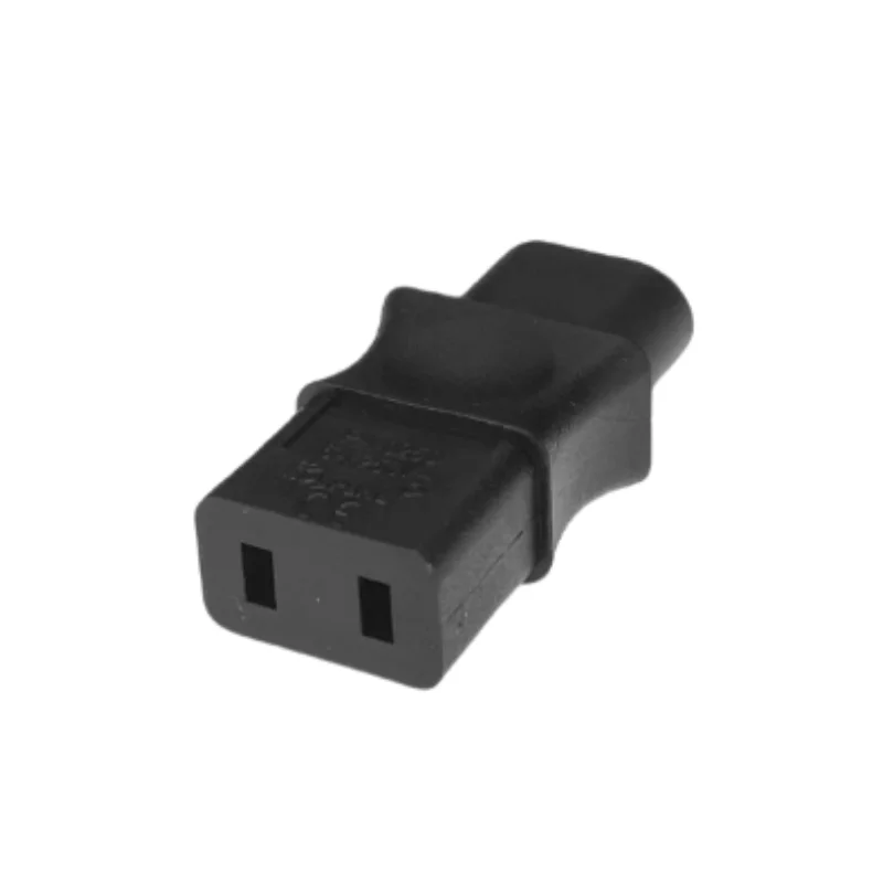 IEC 320 C8 Male To IEC 320 C9 2 Pin Female AC Adapter 6A /250V