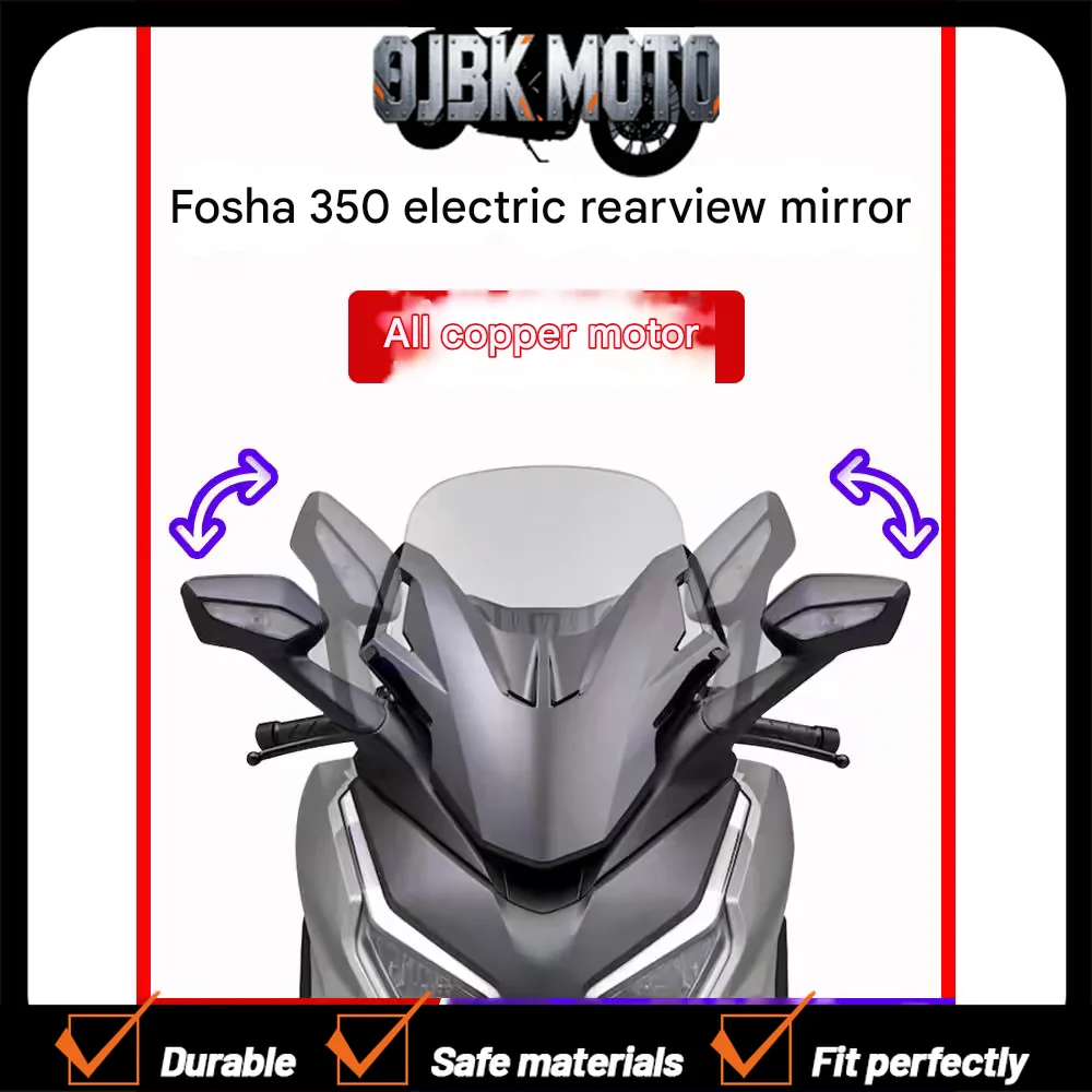 

【Perfect fit】For Honda Fosha folding rearview mirror Fosha NSS350/300/250 electric folding ear reflector modification parts