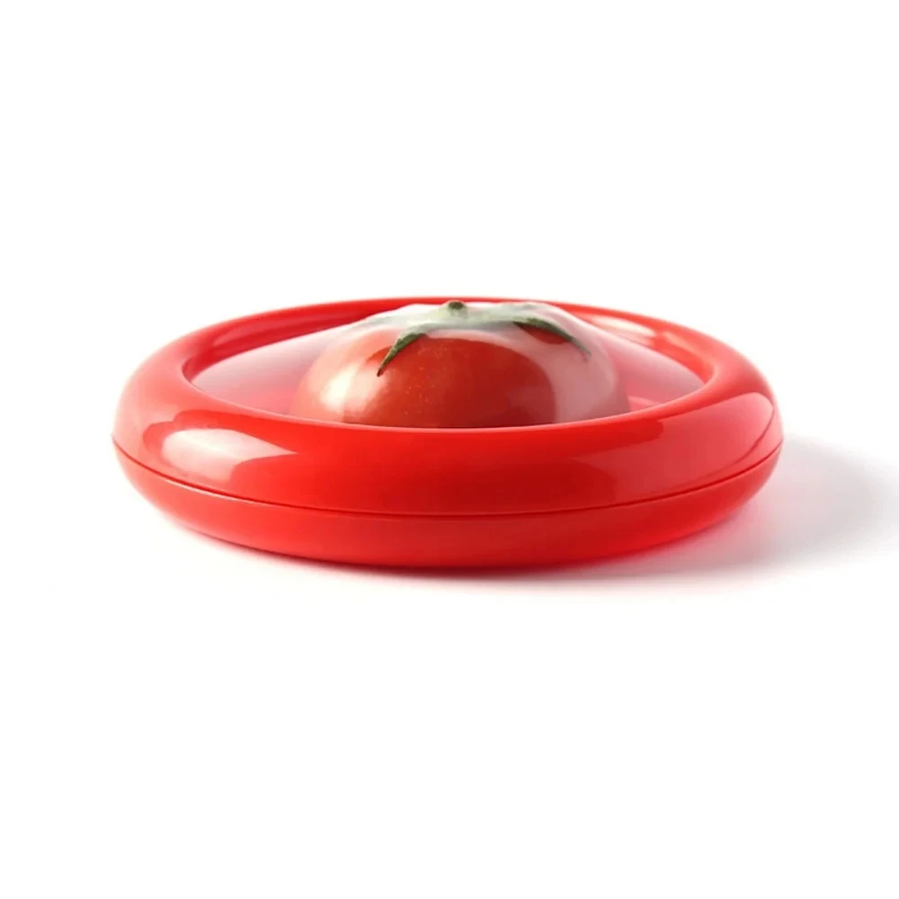 1/4pcs 주방 보관 상자 과일 야채 용기 신선한 상자 아보카도 토마토 레몬 양파 신선 유지 Crisper Kitchen Gadget