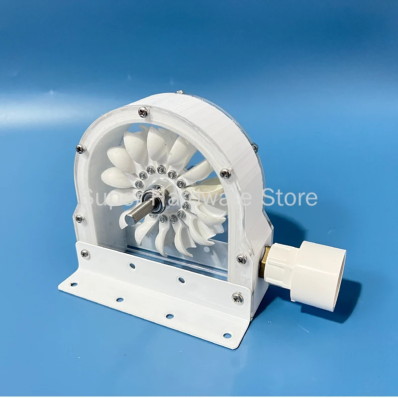 High Efficiency Pelton Water Turbine Impact Water Wheel Bucket Wheel Multi-purpose DIY Water Generator