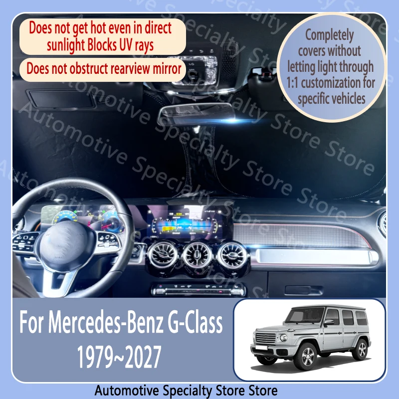 

Солнцезащитная шторка для лобового стекла Mercedes-Benz G-Class 1979~2027, защита от солнца и нагрева, высококачественные автоаксессуары