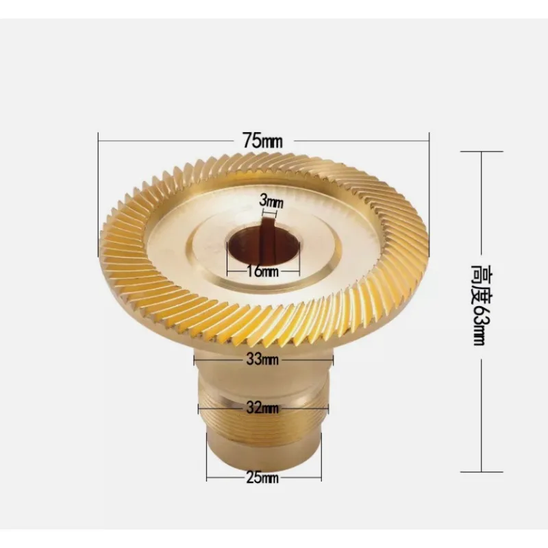 Milling Machine Servo Power Feed Bronze Gear Straight Teeth Fit for Bridgeport