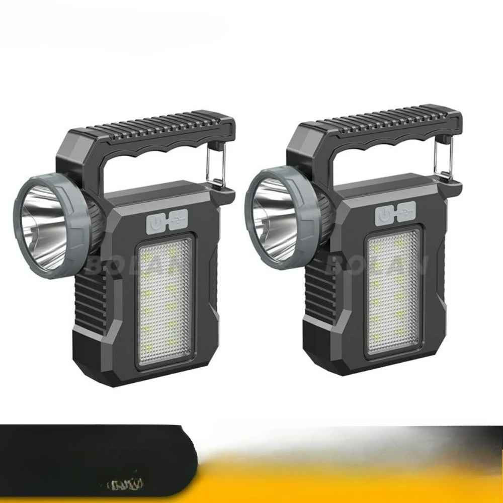 

Outdoor Super Bright Handheld Searchlight - Multifunctional Long-Range Solar Rechargeable Work Light for Outdoor Activities