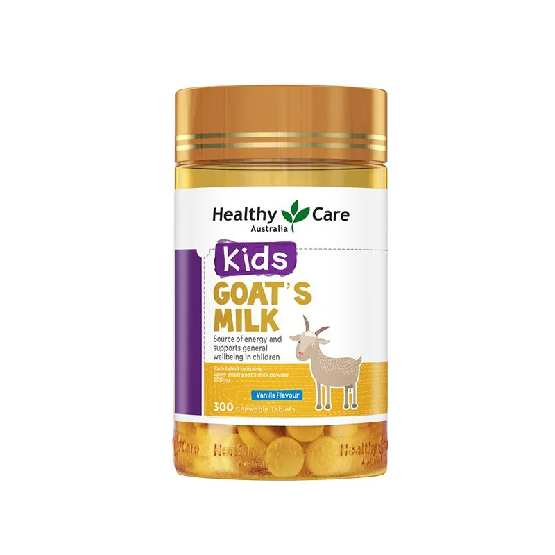 

Healthy Care Kids Goat's Milk 300 Chewable Tablets