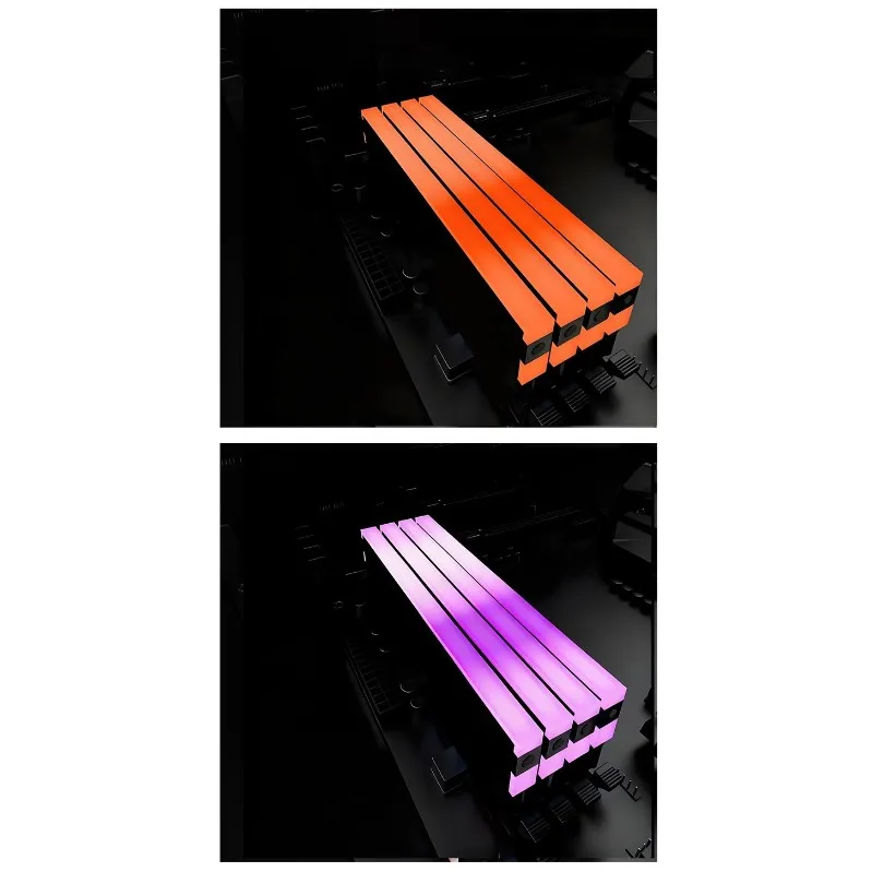 Cooling Vest Glowing ARGB Lighting Synchronous Memory Module Desktop Memory Module Divine Light DIY Decorative Shell