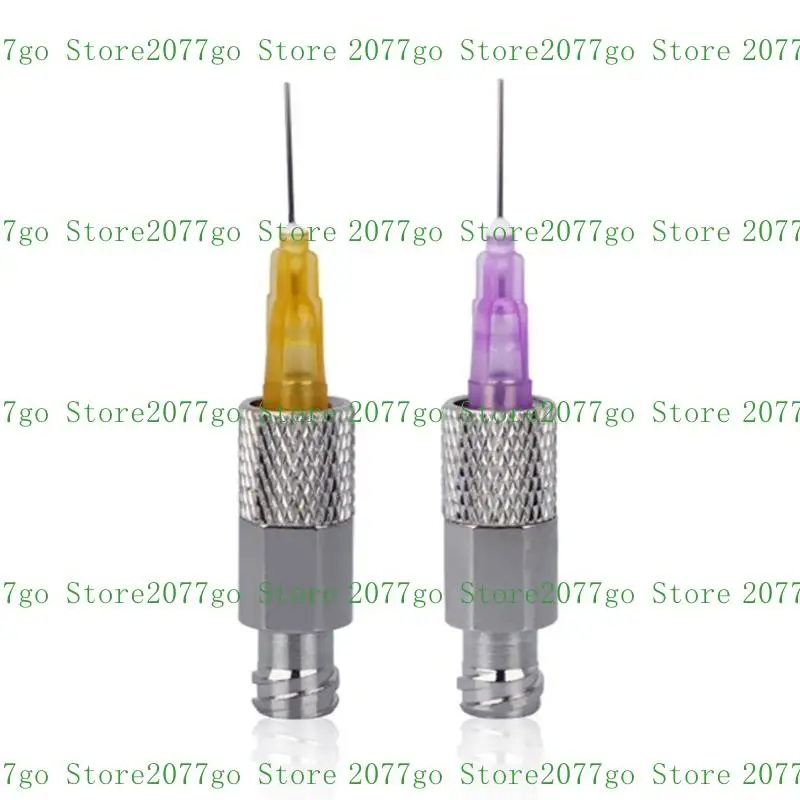 

652F 5pcs/10pcs Durability Metal Threaded Syringes Connectors Ensuring Reliable Link For Electronics Enthusiasts DIY Users