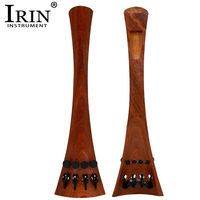 IRIN 4/4 Cello Tailpiece Mahogany Tailpiece String Plate With 4 Fine Tuners High Quality String Instrument Parts & Accessories