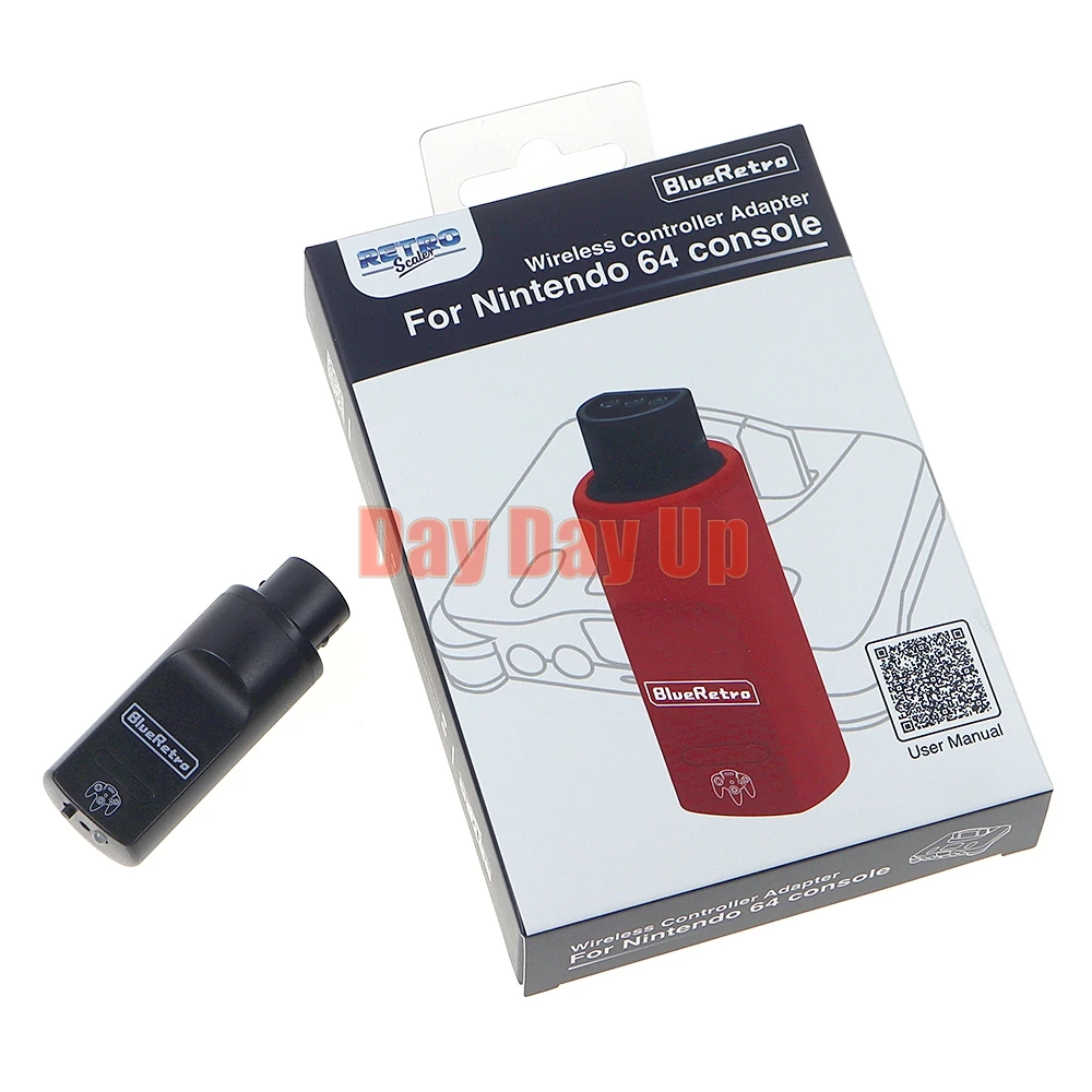 1 шт. для консоли N64, Bluetooth-совместимый джойстик, преобразователь BlueRetro, беспроводной контроллер, адаптер Bluetooth-приемника