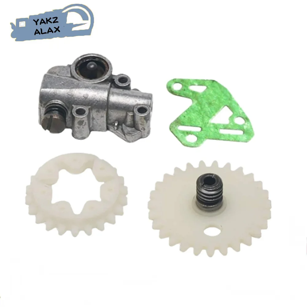 For STIHL MS028 038 048 380 381 Oil Pump Assembly Kits Spur Worm Gear 1119 640 3200 Replacement Parts