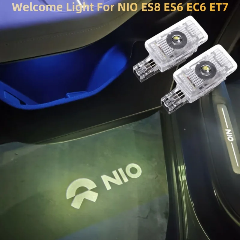 

2pcs No Fading Car Door Welcome Lights Ghost Shadow Lamp Welcome Light For NIO EC6 ET7 ES8 ES6 Car Decoration Accessories