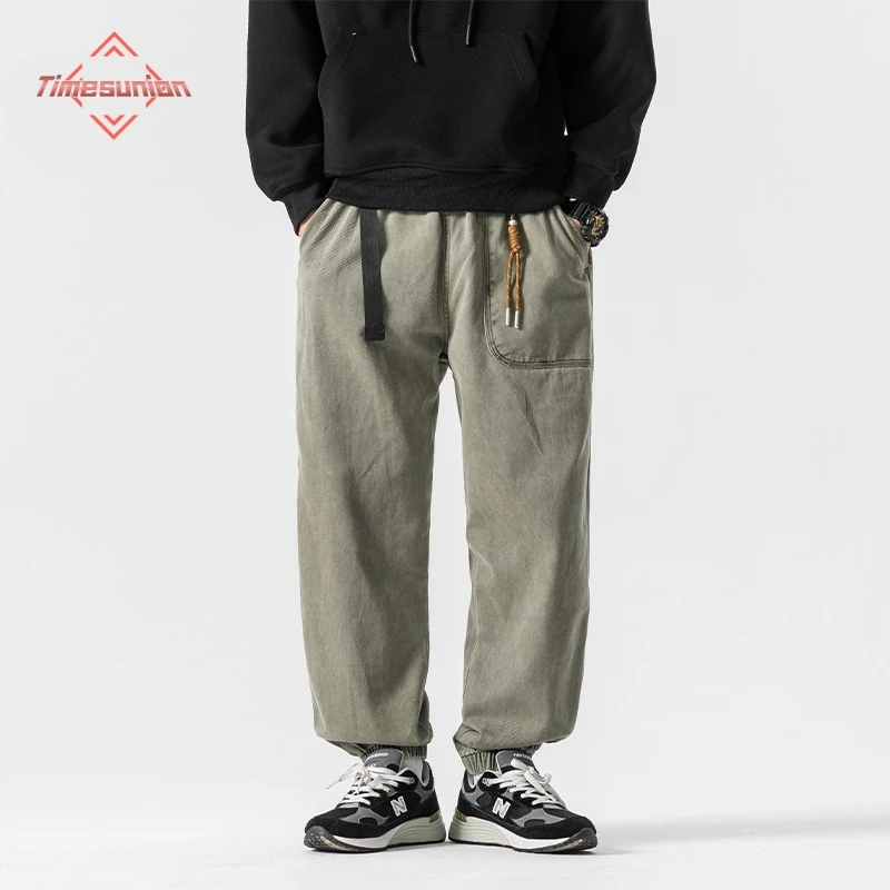 

Streetwear Hip Hop Joggers Cargo Pants Men Multi-Pocket Elastic Waist Harem Trousers Male Harajuku Casual Woman Sweatpants