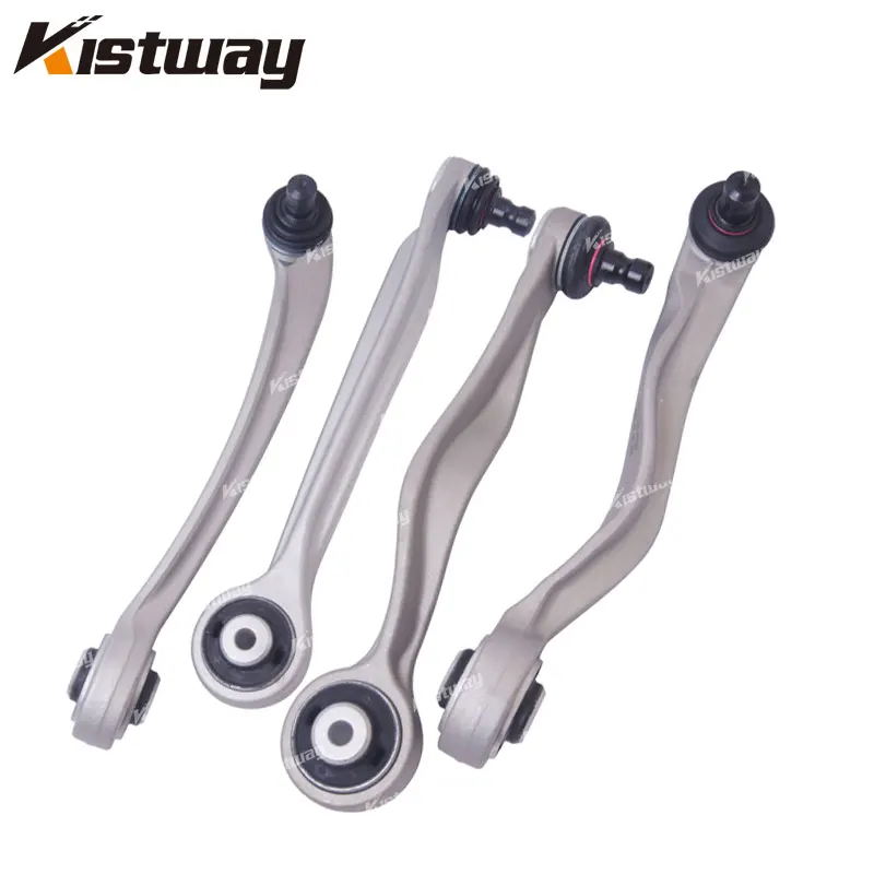 4PCS Front Suspension Ball Joint Stabilizer Link Tie Rod Control Arm Kit For Audi S4 A4 B6 B7 A6 C5 S6 For VW Passat B5 8E0 8D0