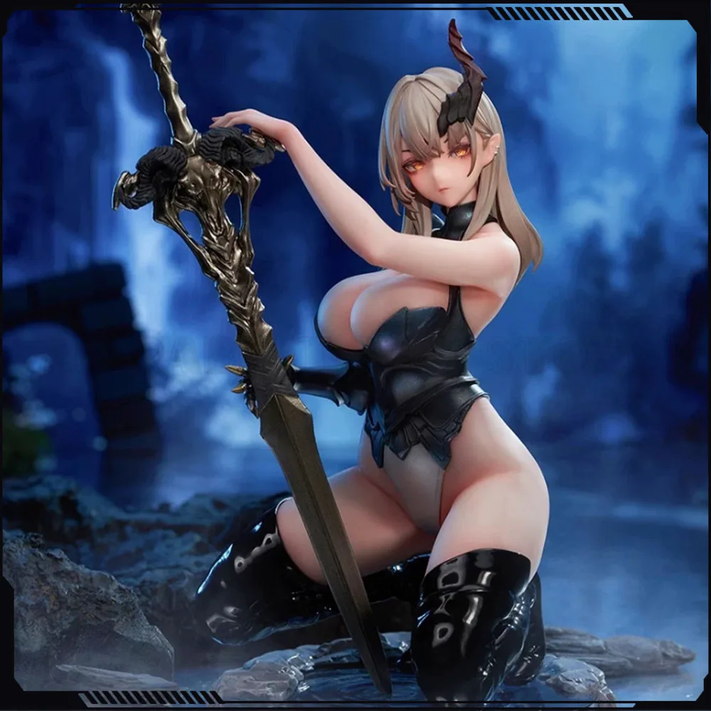 

Original AniMester 1/6 23cm Demon Hunter Selina Anime Figure Tracking Eye Magnetic Control Light Effect Golden Eyes Toys Gift