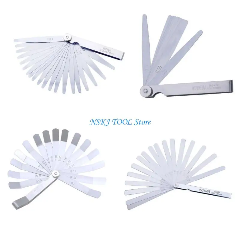 

L8RC Thickness Feeler Gauge Gages Filler Feeler Gauges Woodworking Measuring Tool