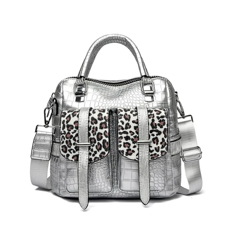

Elegant Ladies Handbag: Leather Tote Bag From Luxury Brand By Famous Designer - Classic Shoulder Style