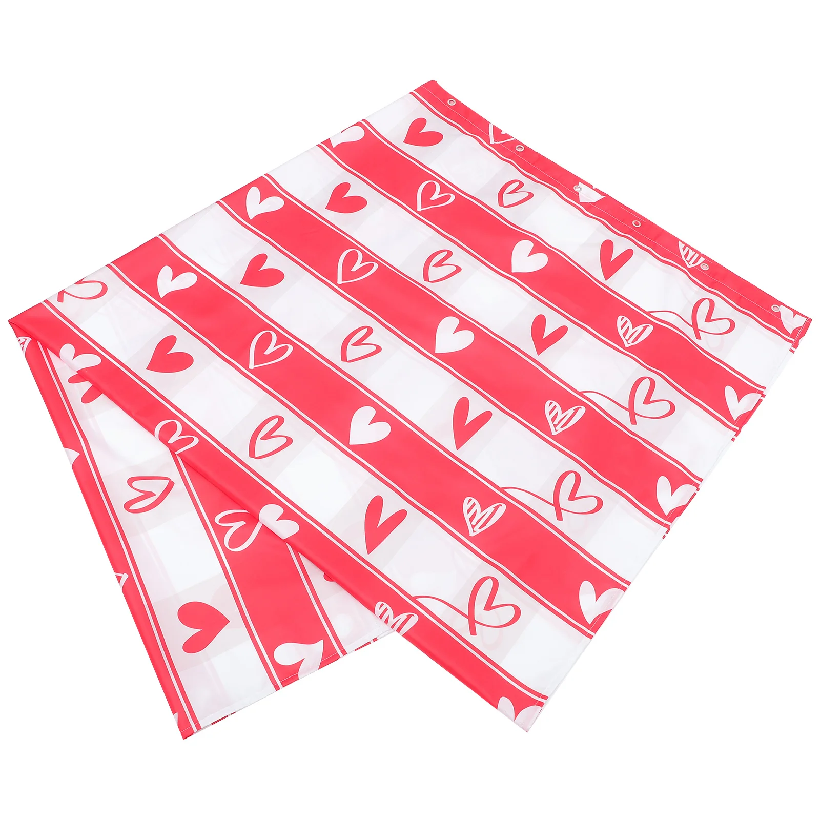 

Digital Print Shower Curtain Valentine'S Day Themed Long Washable Bathroom Decor Modern Partition Curtain For Home Tub