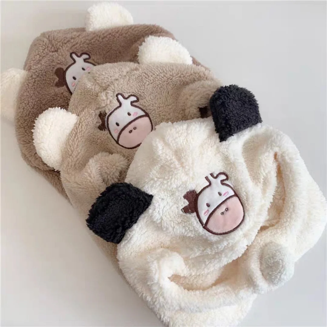 الكرتون قبعة للفتيات الفتيان وشاح رشاقته قبعة الشتاء قبعة للأطفال الوليد الطفل الاشياء الأطفال قبعة زائد الصوف الاطفال قبعات 1-18Years #4