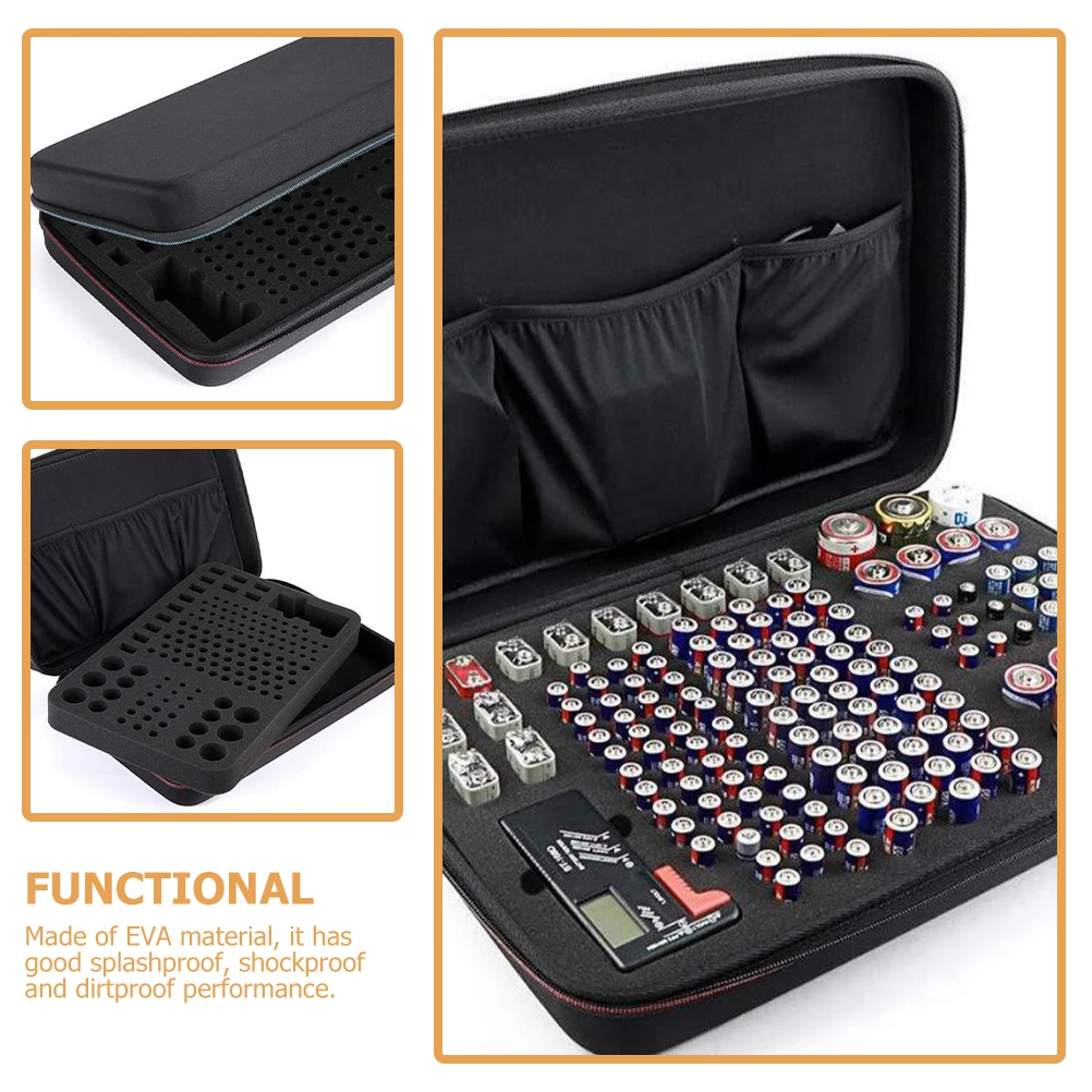 

Storage Box 41x27x9cm EVA Shockproof Waterproof Organizer Case for Travel Cordless Batteries Large Capacity