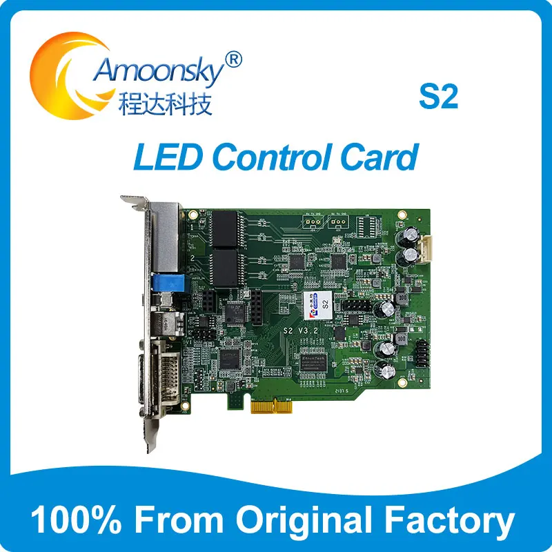 

2024 Colorlight S2 full color Led video Screen Control Sending Card System Support indoor outdoor Coloright Series Receive Cards