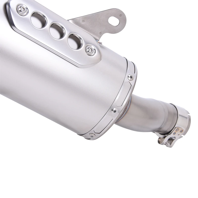 Slip On For TEIUMPH SPEED 400 SCRAMBLER 400X 2023 2024 2025 2026 Motorcycle Exhaust System Escape Mid Link Pipe With Muffler 3