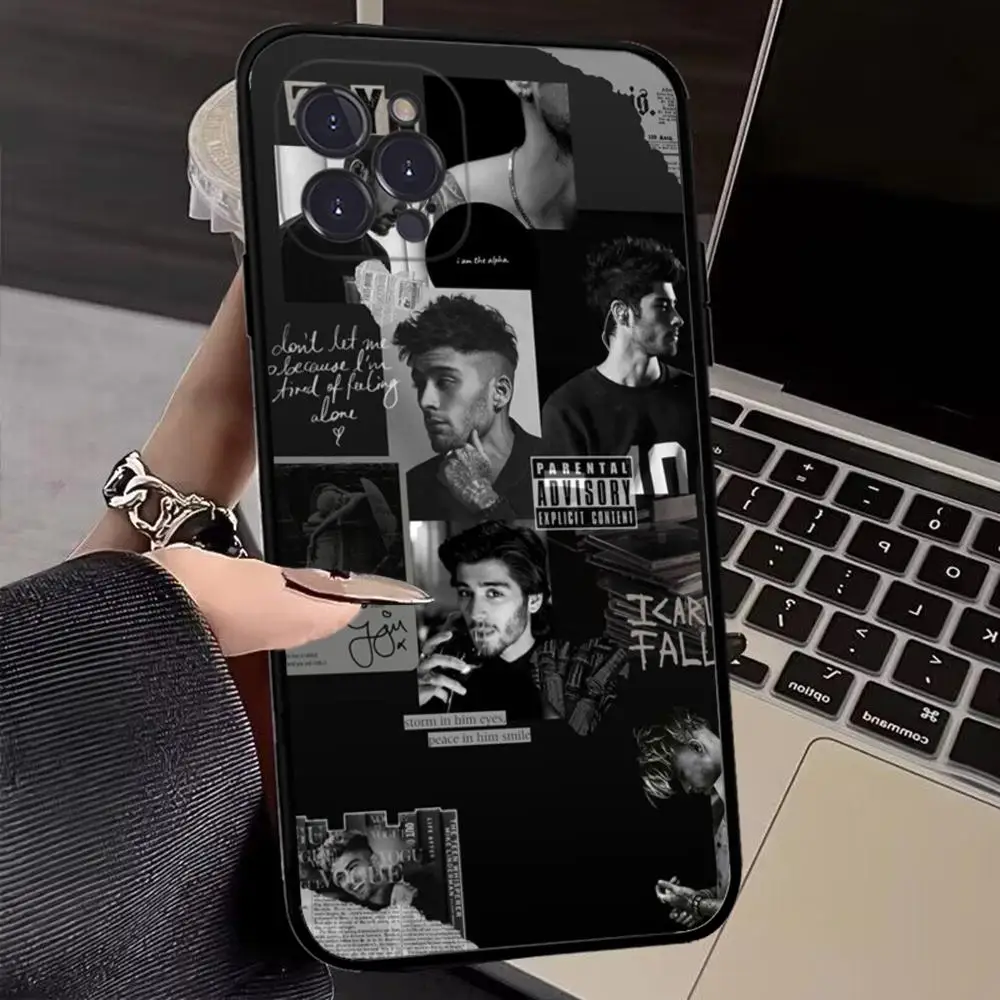 Singer Zayn Malik Phone Case for iPhone 15 8 7 6 6S Plus X SE 2020 XR XS 14 11 12 13 Mini Pro Max Mobile Case